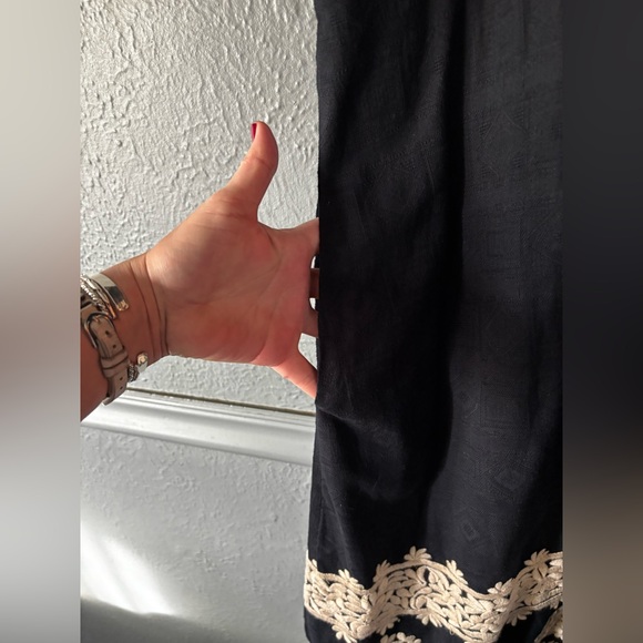 Anthropologie | Navy Embroidered Boho Dress | XL (Estimated) - Picture 8 of 15